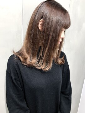 セシルヘアー(CECIL hair) CECIL下北沢 大人ベージュ×外ハネスタイル