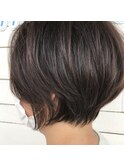 丸みショートボブ