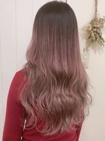 コルク バイ マグ 松本駅前(COLK by Mag)&nbsp;透明感カラー☆ピンクベージュグラデーション