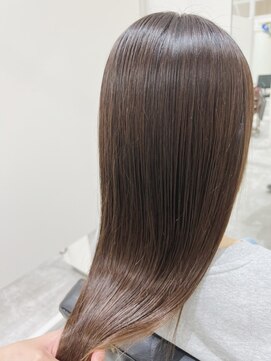 チェレ オレ 新金岡店(Chere ore) 相性抜群★【髪質改善ストレート】×暖色系ブラウン