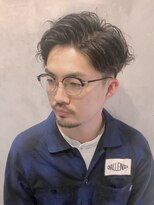 フランクスバーバーリザーブ 人形町店(FRANK’S BARBER RESERVE) スパイラルパーマアップバングスタイル y