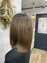 ナチュラル 泉中央店(Natural)&nbsp;魔法の縮毛ケアルーガ＋艶髪カラー