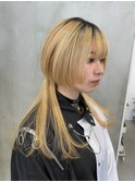 ○ロングウルフカットクラゲウルフヘア姫カットウルフレイヤー○