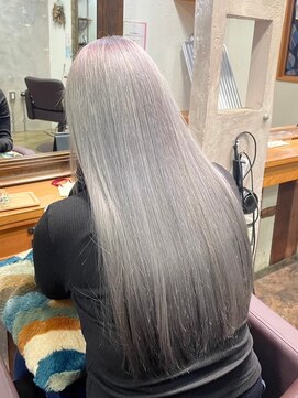 ロア 福岡天神本店(LORE) ダブルカラーベージュカラーケアブリーチカラーハイトーンカラー