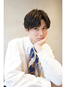 ニコ トウキョウ 渋谷(nico TOKYO) メンズセンターパート/ニュアンスパーマ