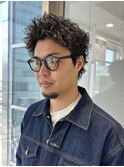 スパイキーショート×仏陀パーマ