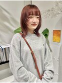 レイヤーカット + 暖色カラー / イシイ