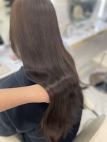 シェノン サントル(CHAINON CENTRE)&nbsp;セミディ/シアーカラー/ダークアッシュ/姫カット