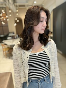 マーシィ(MARCIE) 【natsumi】 透けるオリーブブラウン