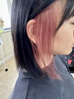 アトリエリーベル インナーカラー×ピンクベージュ