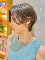 マックス フォー ヘアー(MAX FOR HAIR) ハンサムショート×イヤリングカラー◎