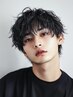 【メンズ限定】カット+ナチュラルパーマ＋marbb= ￥12000