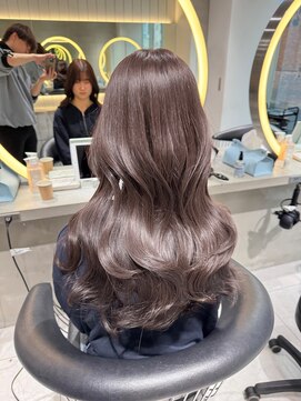 ロンドウル 熊本(Lond ulu) メルティカラーフェミニンロング似合わせカット髪質改善縮毛矯正