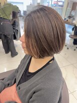 アッシュ 下北沢店(Ash) 大人ハイライト、髪質改善カラーボブ