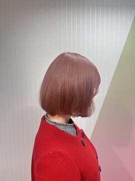 ブリーチ ピンクベージュ