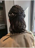 ハーフアップ/似合わせヘアセット