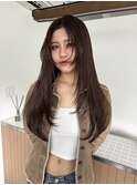 【新潟/万代】10代20代30代　ロングレイヤー　ハッシュカット