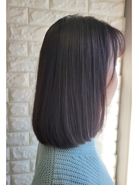 松本平太郎美容室 国立店 10代20代30代40代×前上がりストレートロブ