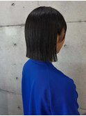 切りっぱなしボブ
