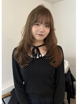 ヘーゼルベージュとたっぷりレイヤー♪