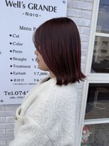 ウェルズ グランデ 奈良店(Well's GRANDE) 大人世代に人気のグレイヘアスタイル