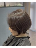髪質改善カラー×似合わせショート