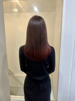 ソイクフ(SOY KUFU)&nbsp;セミロングバレイヤージュルーツカラーレイヤーカット