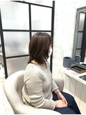 白髪ぼかし/白髪改善カラー/ショート/透明感カラー/脱白髪染め