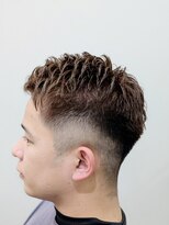 夜髪&nbsp;横顔スッキリ。ソフトモヒカン3mm