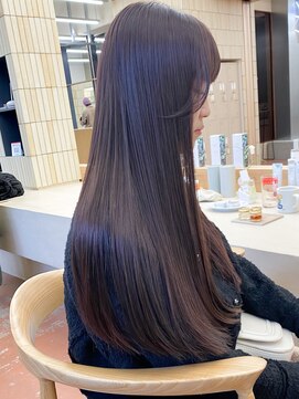 パークレーン アイス イヴェン アネックス(PARK LANE ICI yeven.anx) 自然な縮毛矯正レイヤーカットブリーチなしダブルカラー春カラー