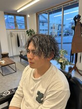 岡田理髪処 ツイストスパイラル×ハイライト