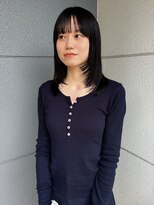 ヘアーアイストゥーレ(HAIR ICI TRE) ストレートパーマ ミディアムレイヤーフェイスレイヤーウルフ