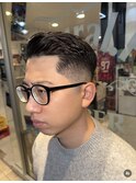 とっても男らしいわ！七三クラシックフェード