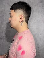 ホーミーズ 横須賀中央店(homies)&nbsp;フェードカット バーバー ベリーショート 黒髪 刈り上げ 30代