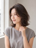 ムル 大口(muru) 白髪を染めながら透け感の出るアッシュグレージュ