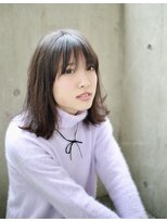 ニコアヘアデザイン(Nicoa hair design) 外ハネニュアンスストレート