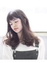 ジェナ(Jena)&nbsp;透けるような透明感カラー ふんわりミディアム  担当  堀川 彩