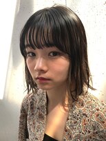 ラグ(log)&nbsp;インナーカラー×シースルーバングボブ！