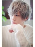  【LIPPS hair 銀座 】ハイトーンカラー#マッシュ#メンズヘア