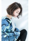 外国人風♪アッシュボブ