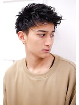 クラン(clan)&nbsp;刈り上げセンターパート/メンズツーブロック/メンズパーマ