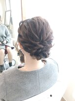 ロカット サロン(Roquat Salon)&nbsp;シンプル結婚式アップアレンジ【ヘアアレンジ　立川/立川南/袴】