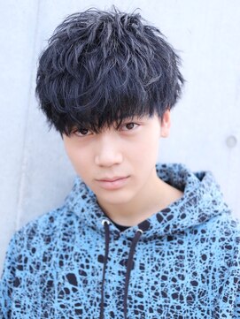 フレイバ 吉祥寺(FLAVA) コバルトブラックマッシュ　ショートレイヤー