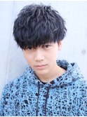 コバルトブラックマッシュ ショートレイヤー
