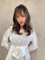 アンカーバイナチュラル(anchor by natural)&nbsp;☆シースルーバング×透明感グレージュ☆