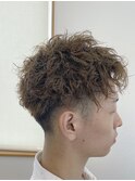 アシンメトリースパイラルパーマ