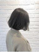 ”DAISY大島店” 30代・40代 大人可愛い 小顔 前下がり アッシュ