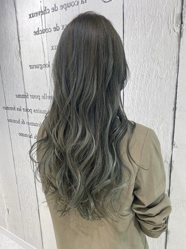 エムスラッシュ 本牧(M.SLASH) M.SLASH本牧/ハイライトカラー/くすみカラー/ネイビーアッシュ