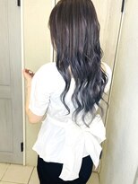 ヘアスピリッツアンクス(Hair Spirit anx)&nbsp;くすみブルー　ブルーグレージュ