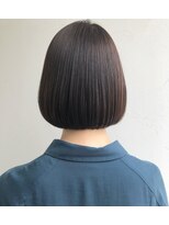 ジュエ ヘアー デザイン(Jue hair design) グレージュ丸みボブ